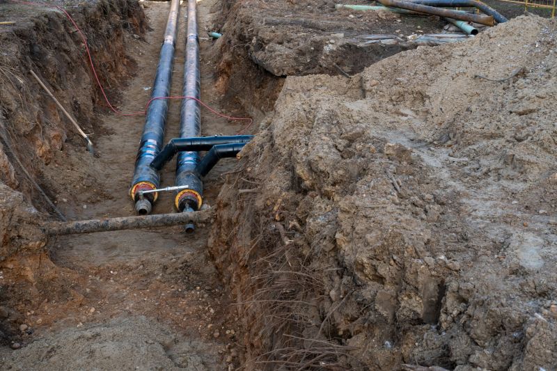 Pipe Installation in Progress